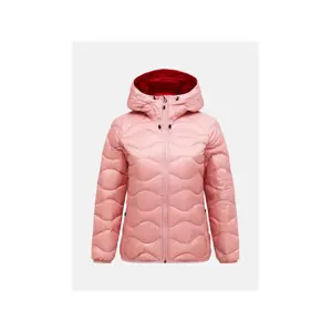 Kurtka damska puchowa PEAK PERFORMANCE W Helium Down Hood Jacket kolor rĂłĹĽowy - S