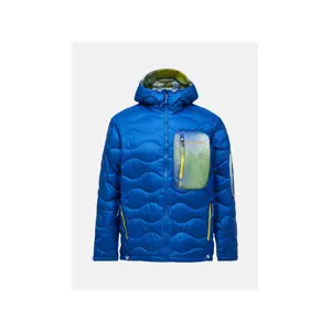 Kurtka puchowa mÄ™ska PEAK PERFORMANCE M Helium Aop Utility Down Hood kolor niebieski - XL