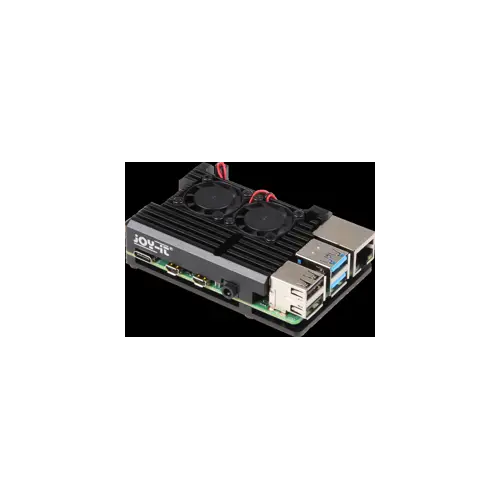 Kutija za Raspberry Pi 4B, JOY-IT RB-ALUcaseP4+07FAN, Armor case, sa ventilatorima
