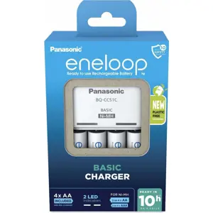 ŁADOWARKA PANASONIC BASIC + 4x AA ENELOOP 2000 mAh