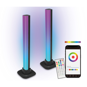 Lampa KSIX Lightbars SmartLED, 5W, 35 lumena, daljinski upravljač, RGBIC, WiFi