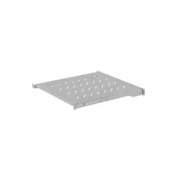 Lanberg 19" 800mm Rack Shelf (1U/ 483 x 500 mm, load capacity up to 25 kg, 4-point mounting)