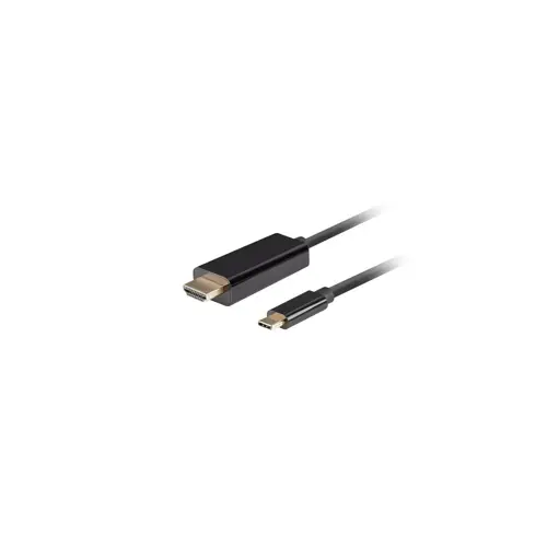 Kabel USB-C na HDMI LANBERG (USB-C(M)->HDMI(M) 1M 4K 60HZ, crna)