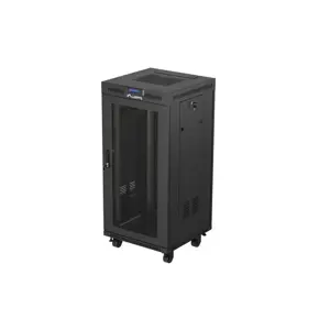 Lanberg FF01-6624-23BL rack cabinet 24U Freestanding rack Black