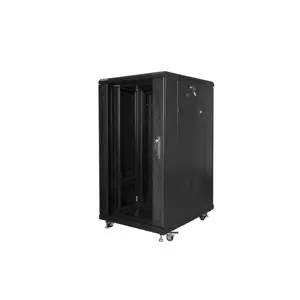 Lanberg FF01-6822-12B rack cabinet 22U Freestanding rack Black