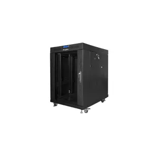 Lanberg FF01-8015-12BL rack cabinet 15U Freestanding rack Black