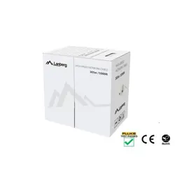 Lanberg LCU6-12CU-0305-S networking cable 305 m Cat6 U/UTP (UTP) Gray