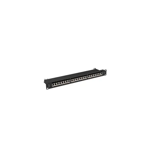 Patch panel LANBERG PPS7-1024-B (24 porta, 1U, Cat.7, FTP, crna)