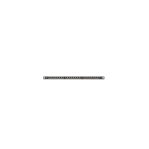 Patch panel LANBERG PPS6-0024-B (0.5U, crna)