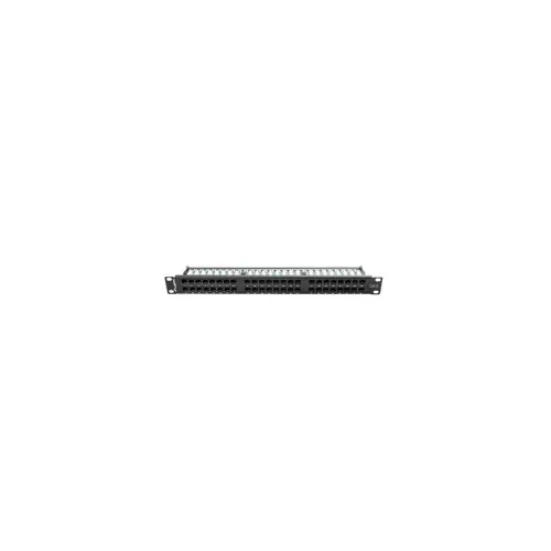 Patch panel LANBERG PPU6-1048-B (1U, crna)
