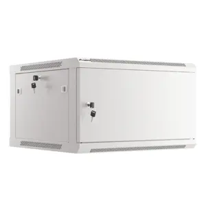 LANBERG WALL-MOUNTED RACK CABINET 19" 6U 600X600 GRAY