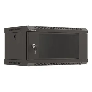Lanberg WF03-5304-10B rack cabinet 4U Wall mounted rack Black