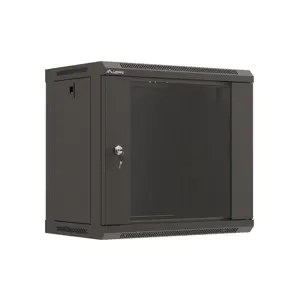 Lanberg WF03-5309-10B rack cabinet 9U Wall mounted rack Black