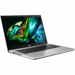 Laptop ACER Aspire 3 NX.KSJEX.00W (15.6" Full HD, AMD Ryzen 7 5700U, 8GB RAM, 512GB SSD, AMD Radeon Graphics, DOS, srebrni)