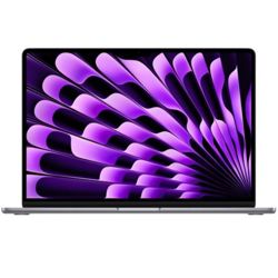 Laptop APPLE MacBook Air 15 (15.3", M3, 10C GPU, 24GB RAM, 512GB SSD, CRO, Space Grey) - MC9H4CR/A