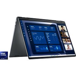 Laptop DELL Latitude 9450 2-in-1 (14" Touch, QHD+ 2560x1600, Intel Core Ultra 7 165U, 16GB RAM, 512GB SSD, Intel Integrated Graphics, Win11Pro, crni)