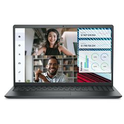 Laptop DELL VOSTRO 3520 (15.6", Full HD, Intel Core i3-1215U, 8GB RAM, 512GB SSD, Intel UHD Graphics, Linux Ubuntu, crni)