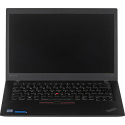 Laptop LENOVO ThinkPad T470S (14", Full HD, Intel Core i5-6300U, 12GB RAM, 256GB SSD, Intel HD Graphics 620, Win10Pro, int. tipkovnica, crni) - korišteni