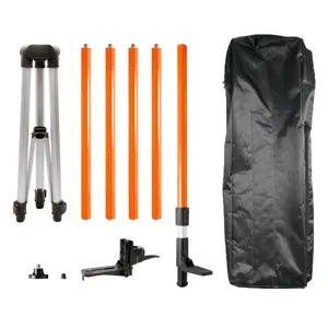 Laser pole with tripod 3.7 m
