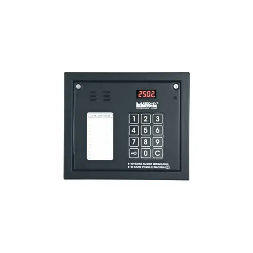 Audio panel s mini popisom stanara i RFID čitačem ključeva, LASKOMEX, CP-2502NR (crna)