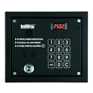 Laskomex CP-2503TP black Audio panel with key reader "Dallas"