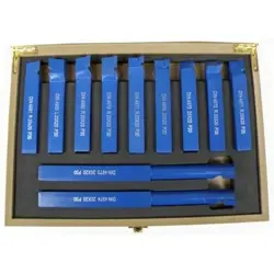 LATHE KNIVES 20x20mm IN CASE 11pcs. /SILVER