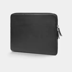 Leather Protective Sleeve for MacBook 14" black