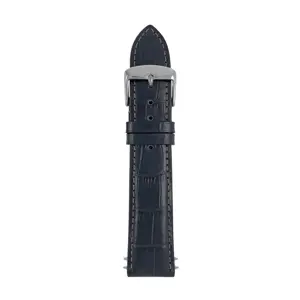 Leather strap Zeppelin navy blue 22 mm