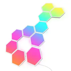 LED PANEL GOVEE GLIDE HEXA LIGHT PANELS H6061 10 PANELS/RGBIC/VOICE CONTROL/40 MODES B6061301