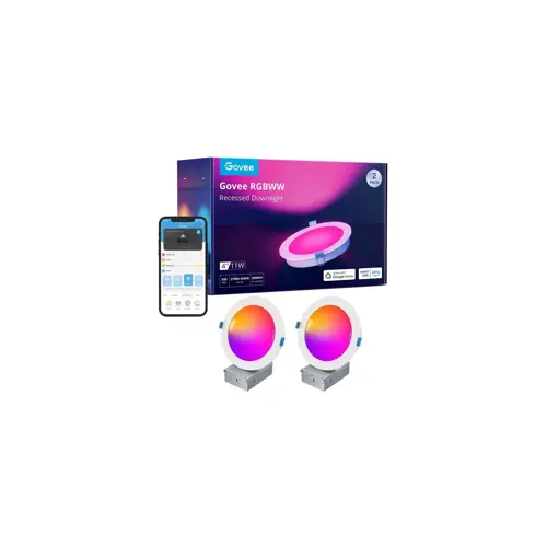 LED panel Govee ugradbeni RGBWW, Wi-Fi, Bluetooth, 2 kom