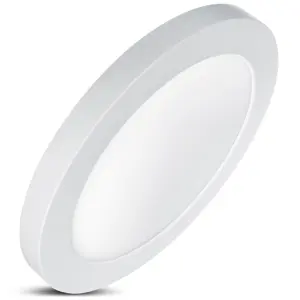 LED plafond panel 7in1 flush-mounted ultra slim 30W 3 colors (WW, NW, CW) Led4U LD142 microwave built-in power supply