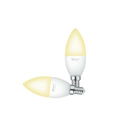 Pametna žarulja TRUST Smart WiFi LED E14 (bijela, duo pack)