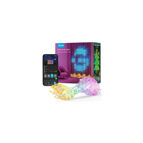 LED traka Govee zavjesa RGB, Wi-Fi, Bluetooth, IP44/IP65, 1.5x2m