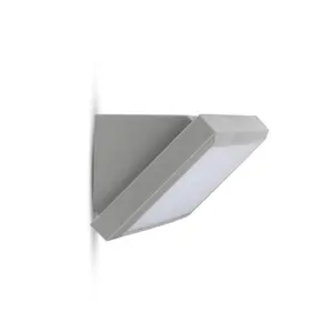 LED wall luminaire V-TAC VT-8054-N oblique 12W IP65 4000K 1250lm (SKU 218234) Grey