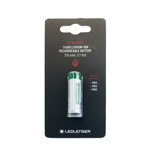 Ledlenser 14500 battery for MH3/4/5 flashlights