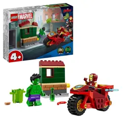 LEGO 76287 SUPER HEROES Iron Man with Motorcycle & Hulk p4