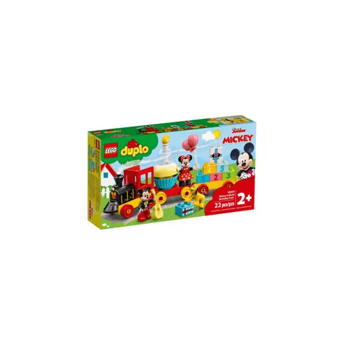 Igračka LEGO Vlak za rođendan Mickey i Minnie, LEGO, DUPLO 10941 (set za igru, za djecu od 2 godine)