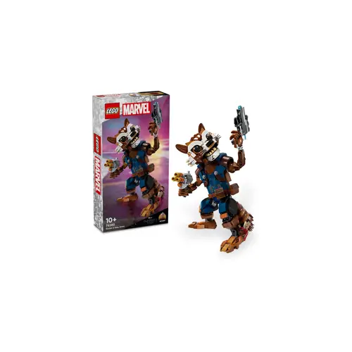 Igračka LEGO Raketa i Baby Groot LEGO MARVEL 76282 (set za sastavljanje, Marvel likovi)