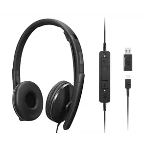 Lenovo 4XD1M45627 headphones/headset Wired Head-band USB Type-C Black