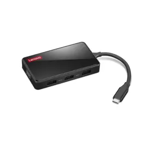Lenovo GX91M73945 laptop dock/port replicator Wired USB 3.2 Gen 1 (3.1 Gen 1) Type-C Black