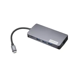 Lenovo GX91M73946 laptop dock/port replicator Wired USB 3.2 Gen 1 (3.1 Gen 1) Type-C Grey
