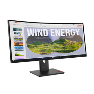 Lenovo T34WD-40 WQHD VA, HDMI, DP, USB-C, curved