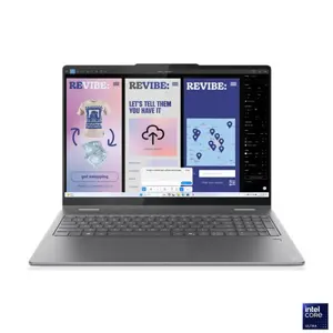 Lenovo Yoga 7 2-in-1 16ILL10, Luna Grey, 16-inch OLED Touchscreen, WQXGA+, 2880 x 1800 pixels, Glossy, Intel Core Ultra 7, 256V, 16 GB Soldered LPDDR5x, SSD 1000 GB, Intel Arc Graphics, Windows 11 Hom