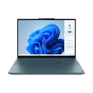 Lenovo Yoga Pro 9 16IMH9 Intel Core Ultra 7 155H Laptop 40.6 cm (16") 2K 16 GB LPDDR5x-SDRAM 1 TB SSD NVIDIA GeForce RTX 4060 Wi-Fi 6E (802.11ax) Windows 11 Pro English Teal