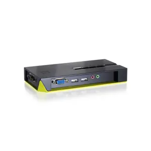 LevelOne 4-Port USB VGA KVM Switch, audio support