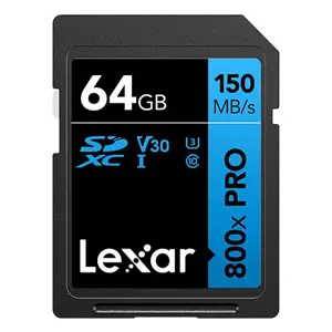 Lexar High-Performance 800xPRO 64 GB SDXC UHS-I Class 10