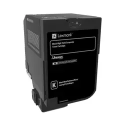 Lexmark 74C2HKE toner cartridge 1 pc(s) Original Black