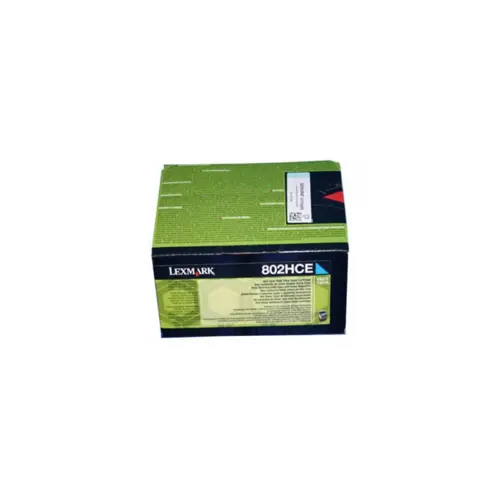 Lexmark 80C2HCE toner cartridge 1 pc(s) Original Cyan