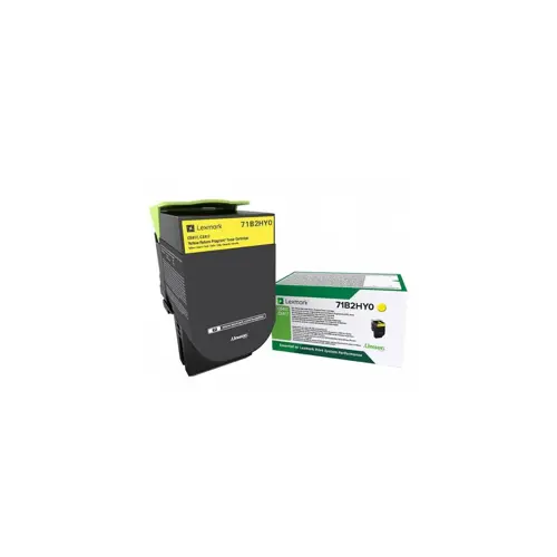 Lexmark X417 - Hojtydende - gul - origin