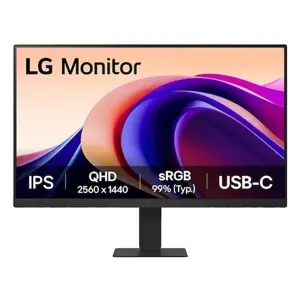 LG 24U631A-B computer monitor 60.5 cm (23.8") 2560 x 1440 pixels Quad HD Black